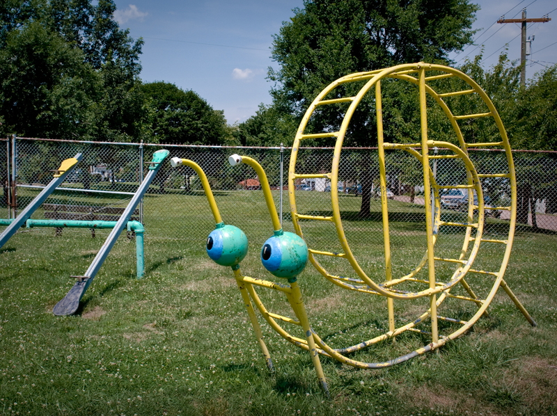 Illustration for article titled An Ode to the Decaying Playgrounds That Pepper America's Lawns